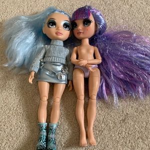 2 rainbow high doll lot